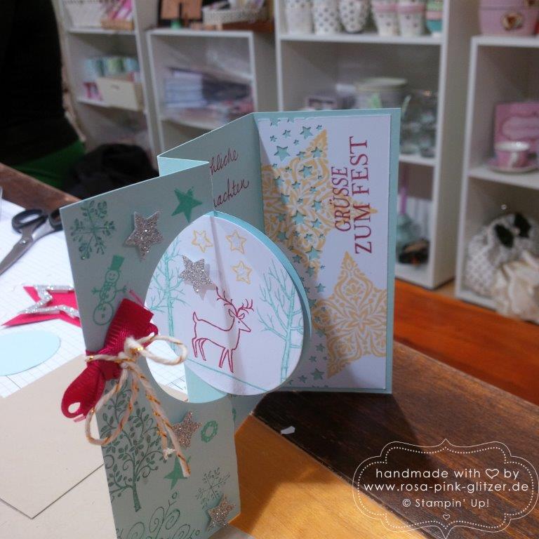 Stampin up Landshut - Weihnachtsworkshop Fräulein Moni 8