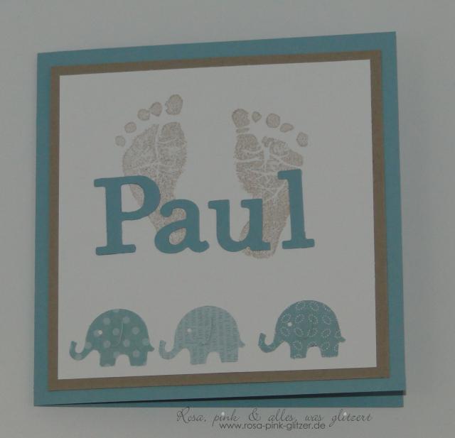 StampinupLandshut-KartezurGeburtJungePaulElefant