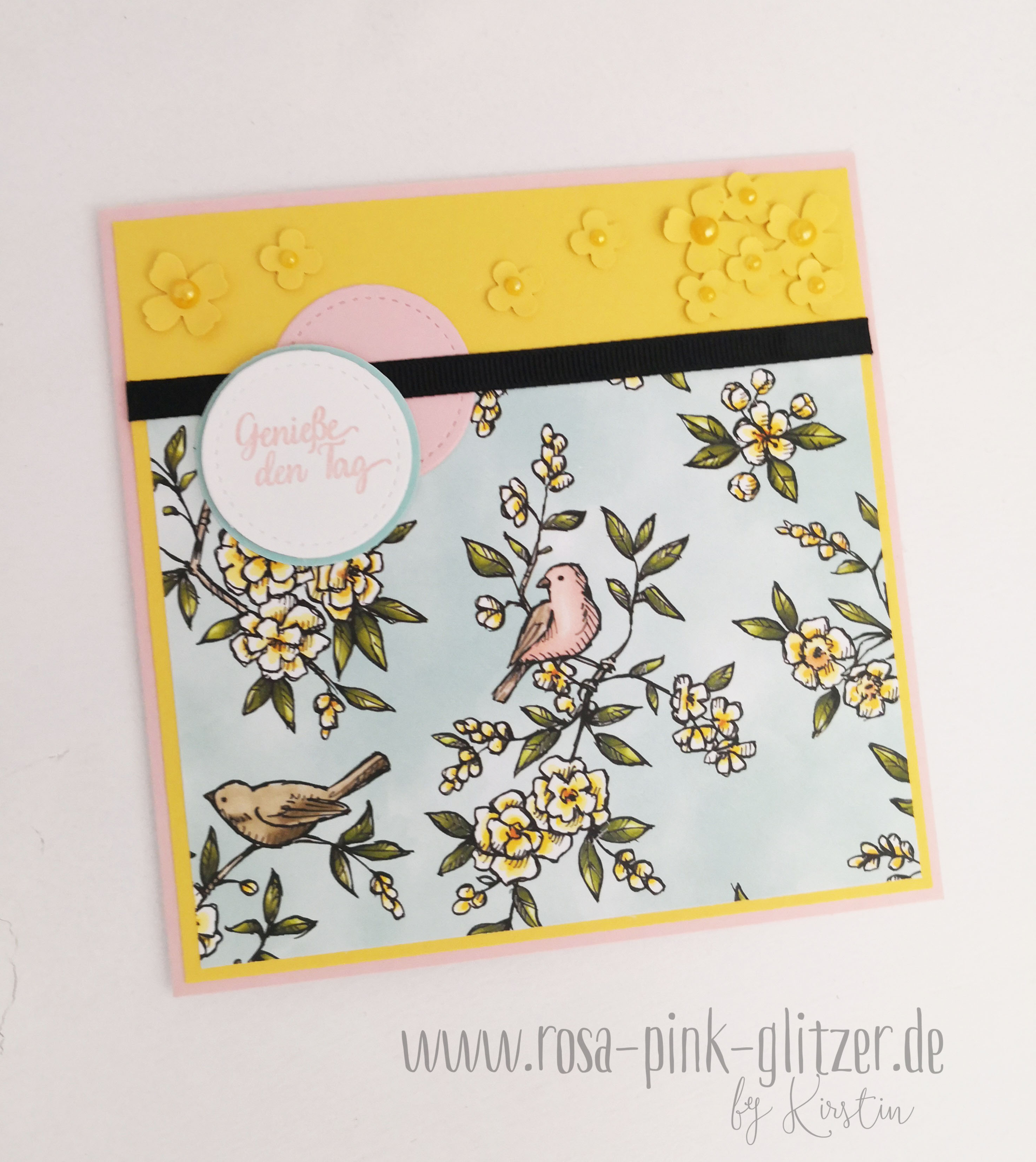 stampin up landshut - vogelkarte 1